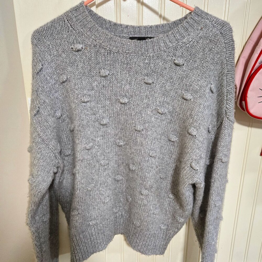 Ann Taylor Pink Polka Dot Sweater